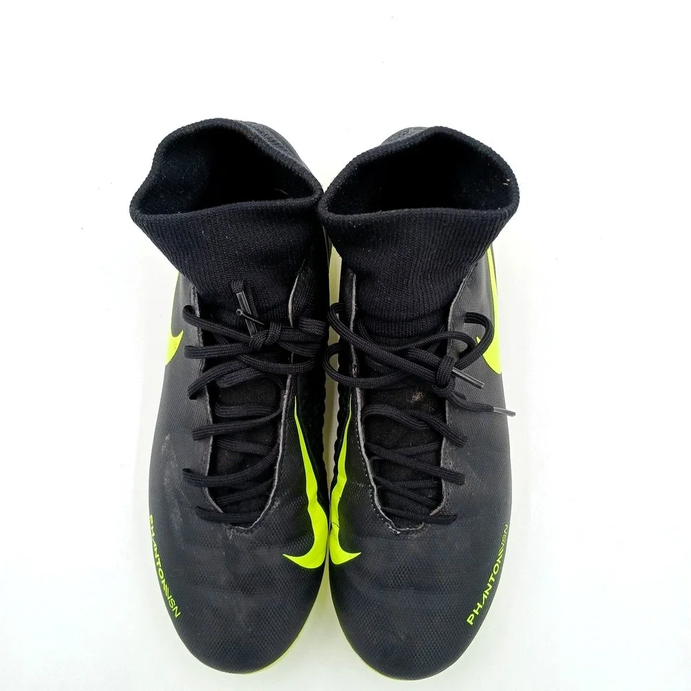 Nike Phantom Vision Club DF MG Soccer Cleats‎ Black Volt AJ6959-007 Mens 7.5